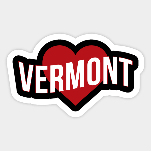 Vermont Love Sticker by Novel_Designs